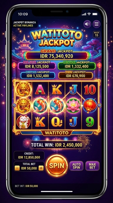 Gambar pengguna yang puas setelah menggunakan aplikasi yang diunduh dari 'watitoto'.